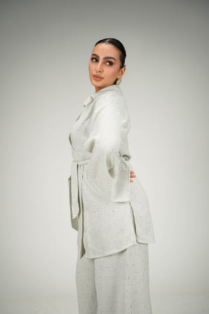 Linen suit