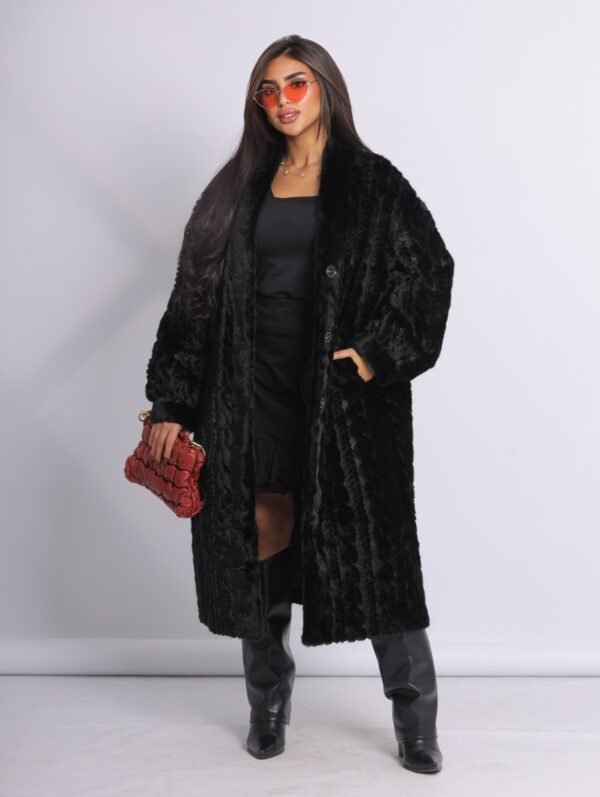 Long fur jacket